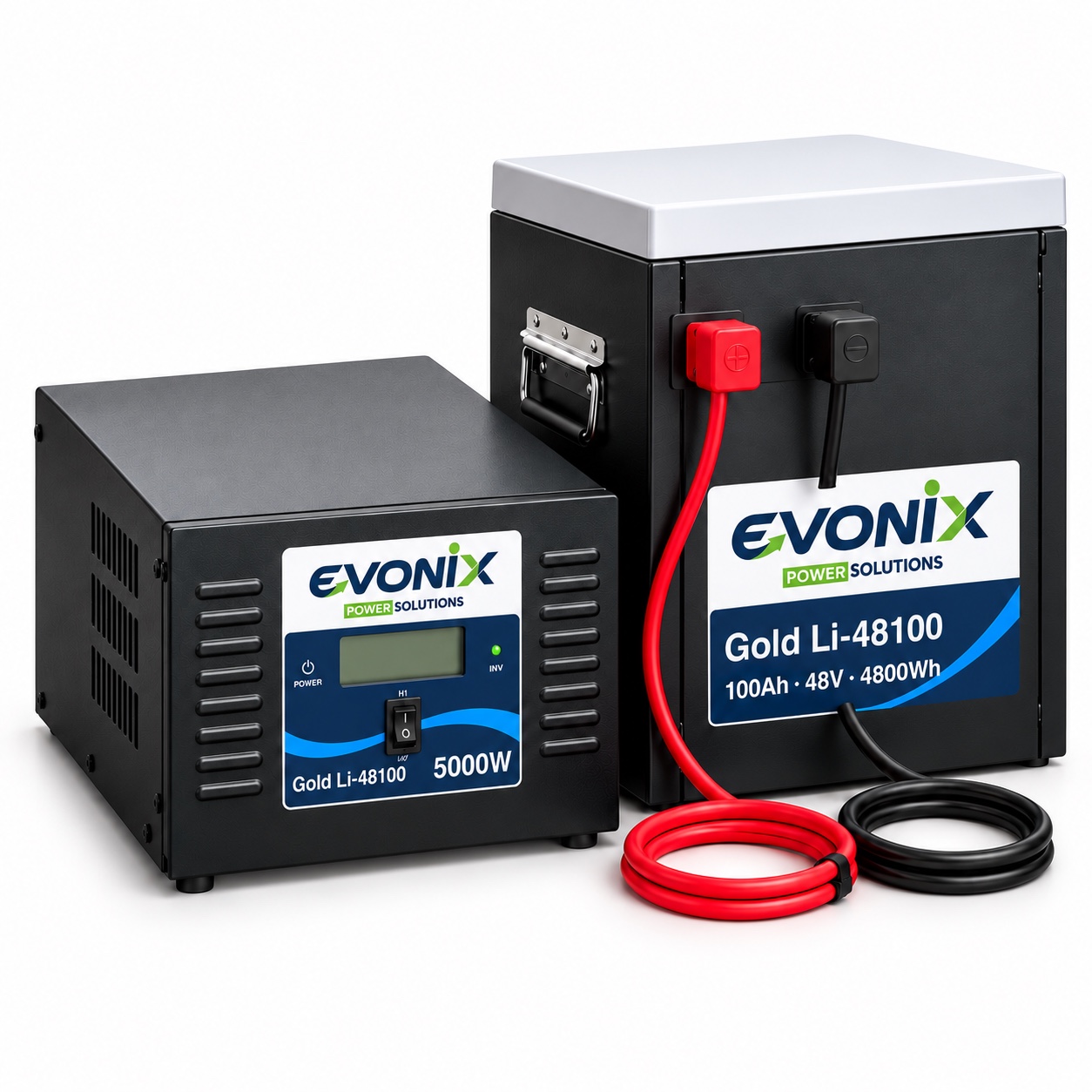 EVONIX normal inverter with separate lithium battery
